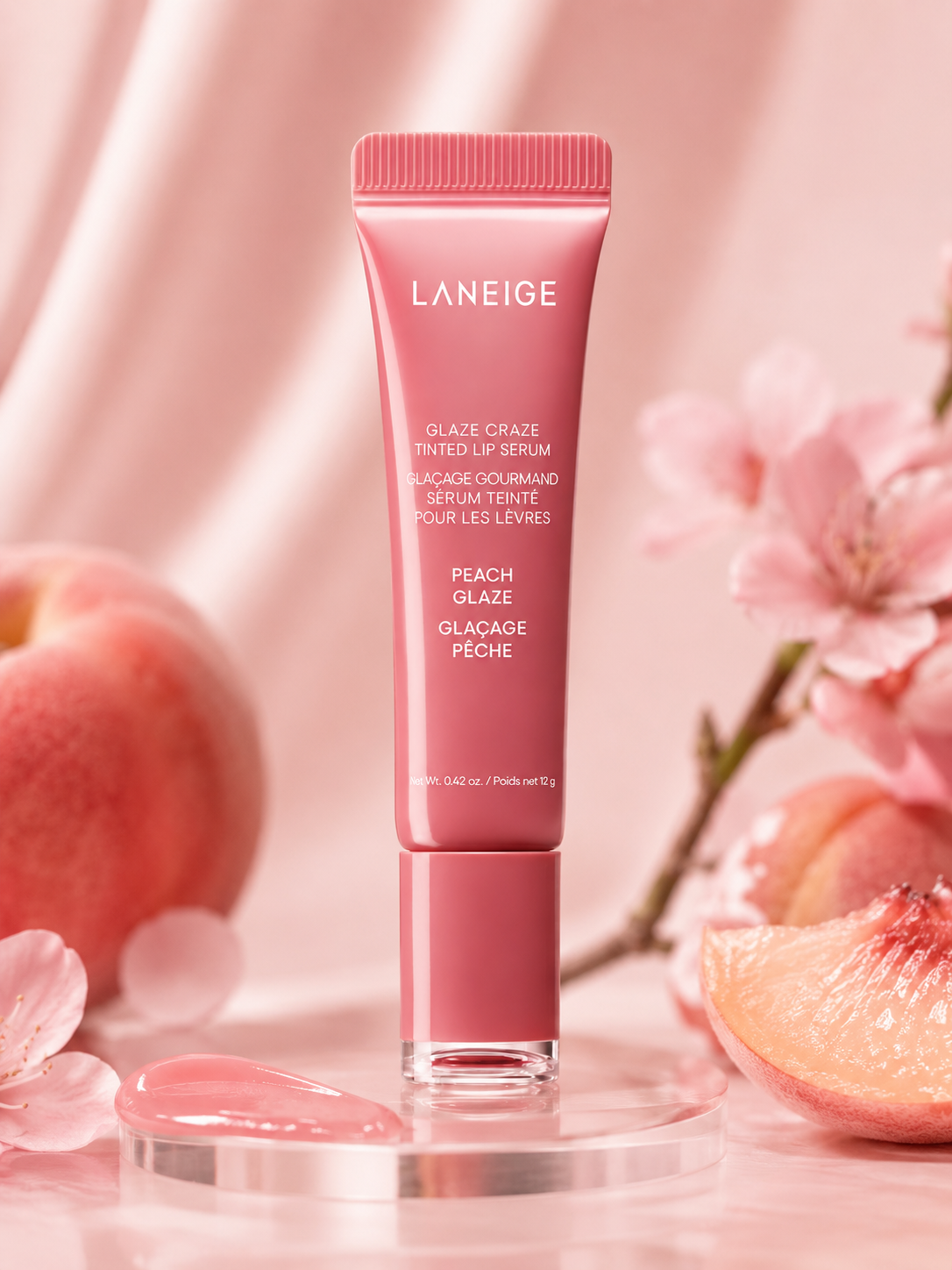 Laneige Lip Glowy Serum Peach Glaze 12g